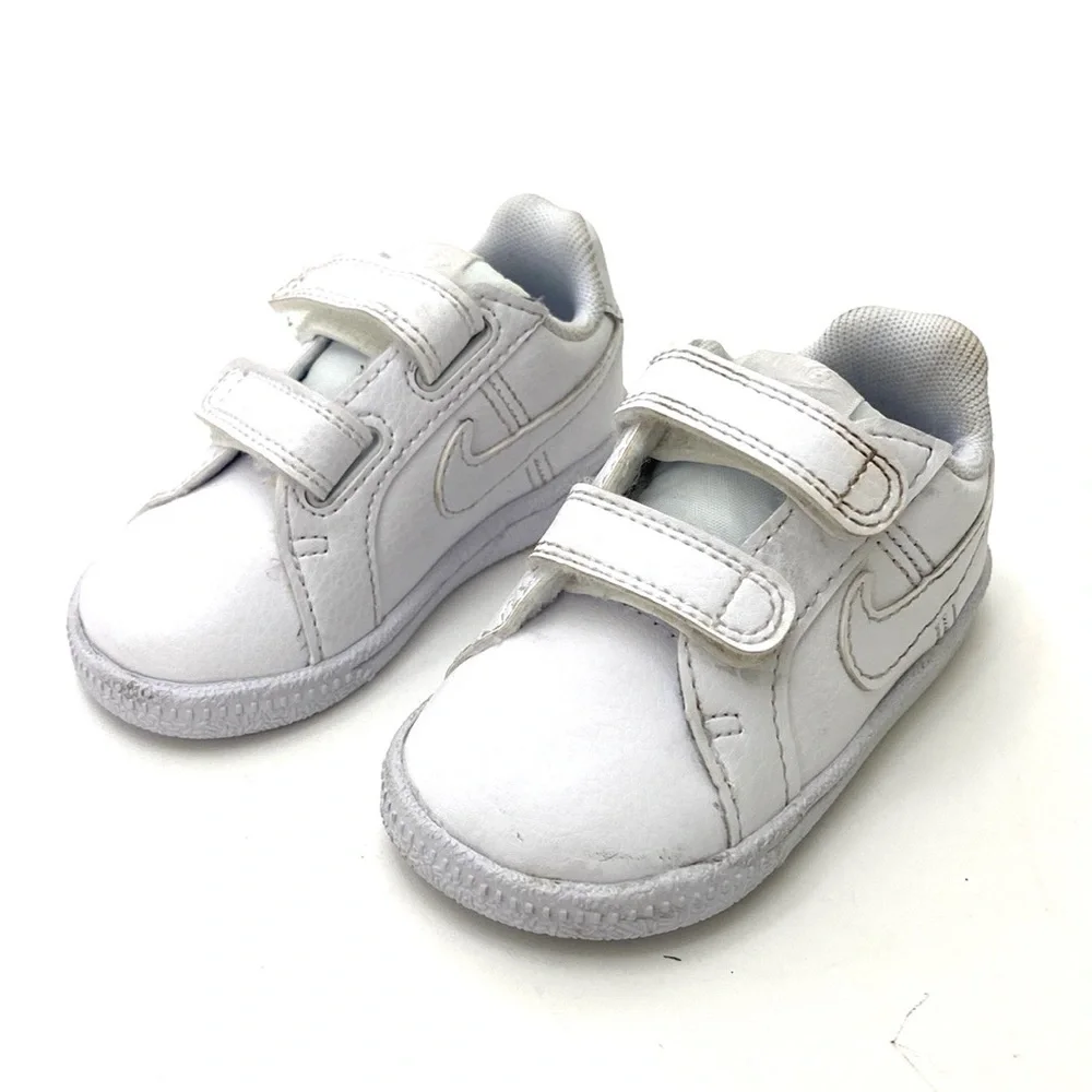 Nike Toddler White/White TD Court Royale Sneakers